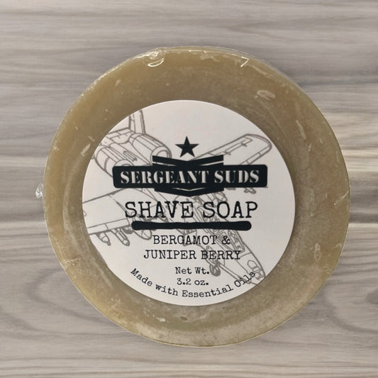 Shave Soap - Bergamot & Juniper Berry